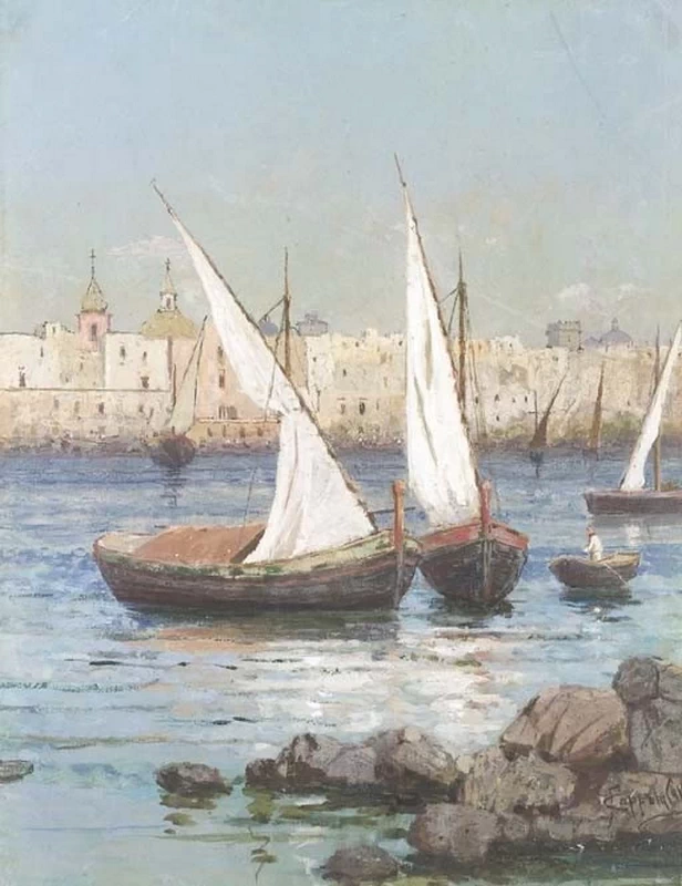  27-Francesco Coppola Castaldo-Vele al porto 